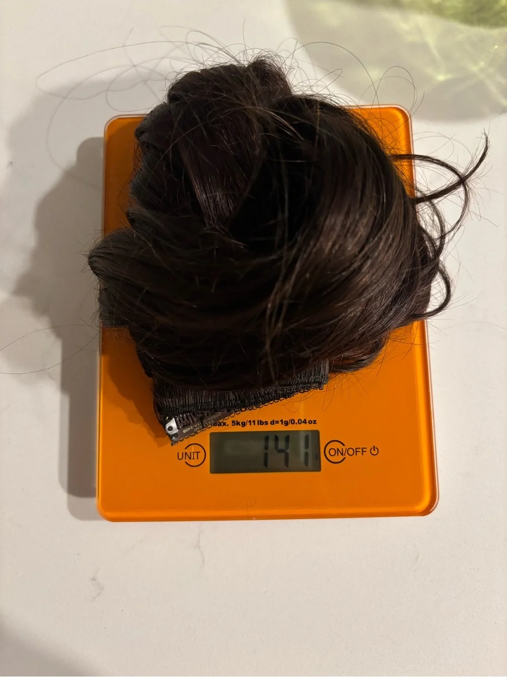 Dark Brown 22” Real Human Hair Clip in Extensions (141 grams) 7 wefts